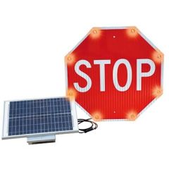 Flash Alert Solar Stop Sign