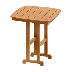 Traditional Square Bar Height Table