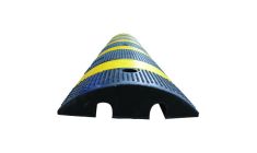 Safety-Striped Big Bump Speed Bump