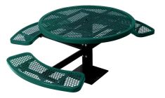 The City™ Series Round Pedestal ADA Picnic Tables