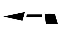 Reusable Plastic Stencil - 3 Piece Arrow Set