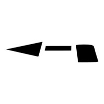 Reusable Plastic Stencil - 3 Piece Arrow Set