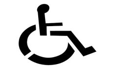 Reusable Plastic Stencil - Accessible Symbol