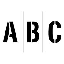 Reusable Plastic Stencil - Letter Sets