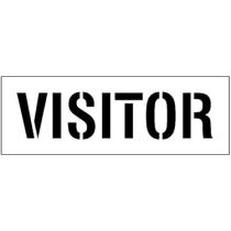 Reusable Plastic Stencil - Visitor