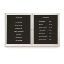 Indoor Double Door Letter Boards
