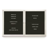 Outdoor Double Door Letter Boards