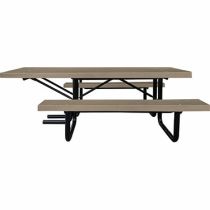 BarcoBoard™ Steel Frame Rectangular Wheelchair Accessible Picnic Tables