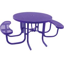 Total Coat Round Wheelchair Accessible Picnic Table
