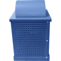 Total Coat Perforated Arch Top Receptacle