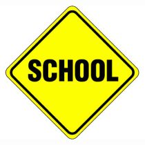 School Road Sign