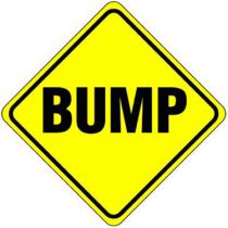 Bump Warning Sign
