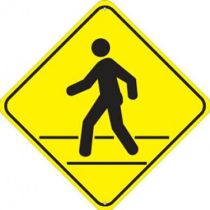 Crosswalk Warning Sign