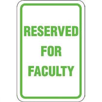 Reserved for Faculty Sign