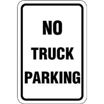 No Truck Parking Sign