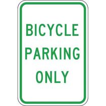 Bicycle Parking Only Sign