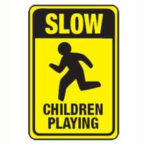Slow Children Playing w/ Symbol Sign