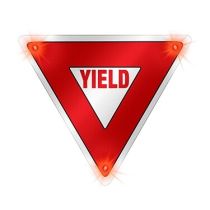 Flash Alert Solar Yield Sign