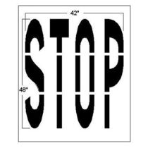 Reusable Plastic Stencil - STOP